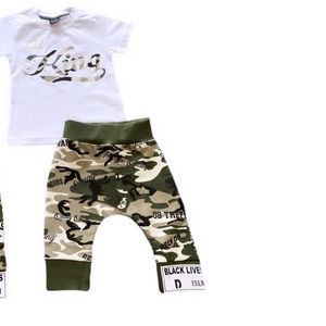 SALE 2T,3T, black lives Lil King Set